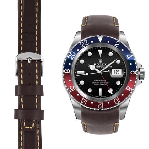 rolex 16750 on brown strap.